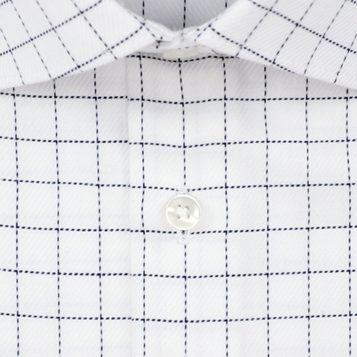 Camasa bumbac twill barbati SEIDENSTICKER Slim bleumarin carouri fine [2]