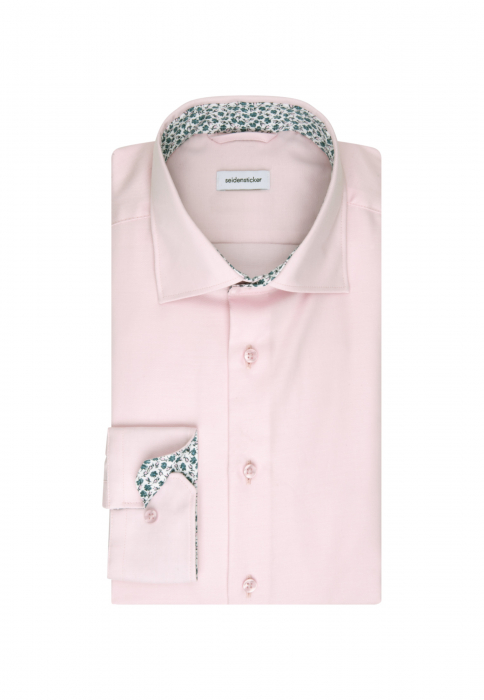Cămașă business bărbați twill Seidensticker Slim Not Iron roz [6]