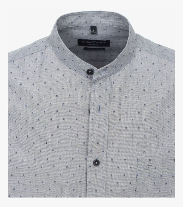 Camasa bumbac barbati CASA MODA Green CasualFit gri/bleumarin [3]