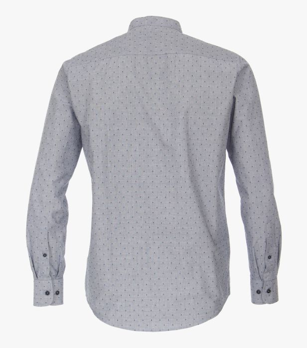 Camasa bumbac barbati CASA MODA Green CasualFit gri/bleumarin [2]