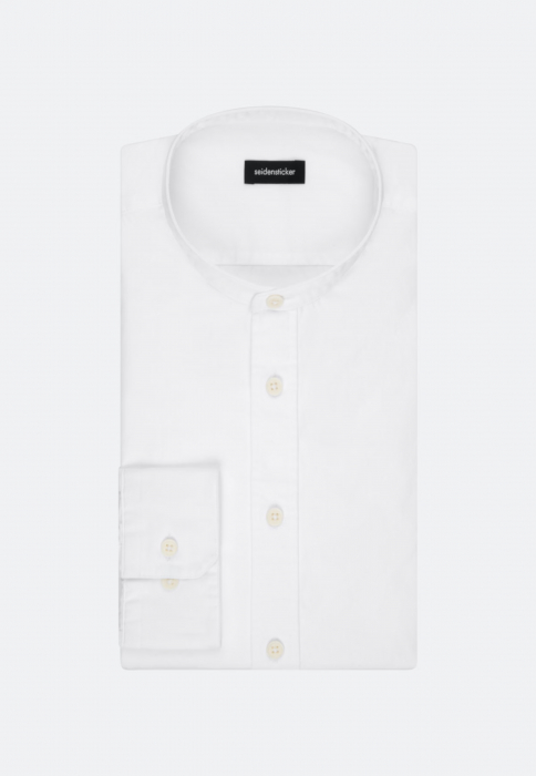 Camasa tunica barbati bumbac twill SEIDENSTICKER Regular alb [6]