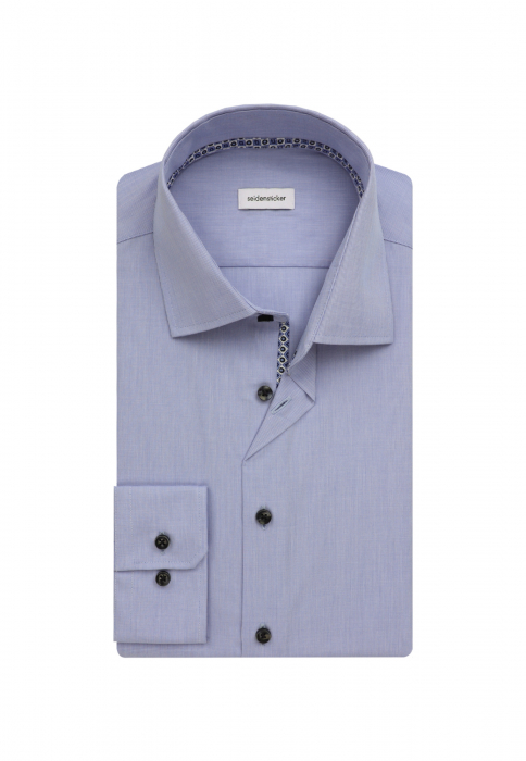 Camasa bumbac barbati SEIDENSTICKER X-slim bleu [6]