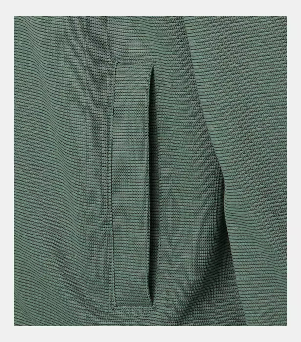 Cardigan bumbac structurat fermoar buzunare barbati CASA MODA verde [5]