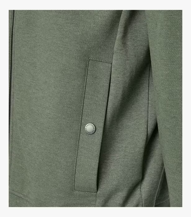 Jacheta cardigan fermoar buzunare barbati CASA MODA kaki [4]