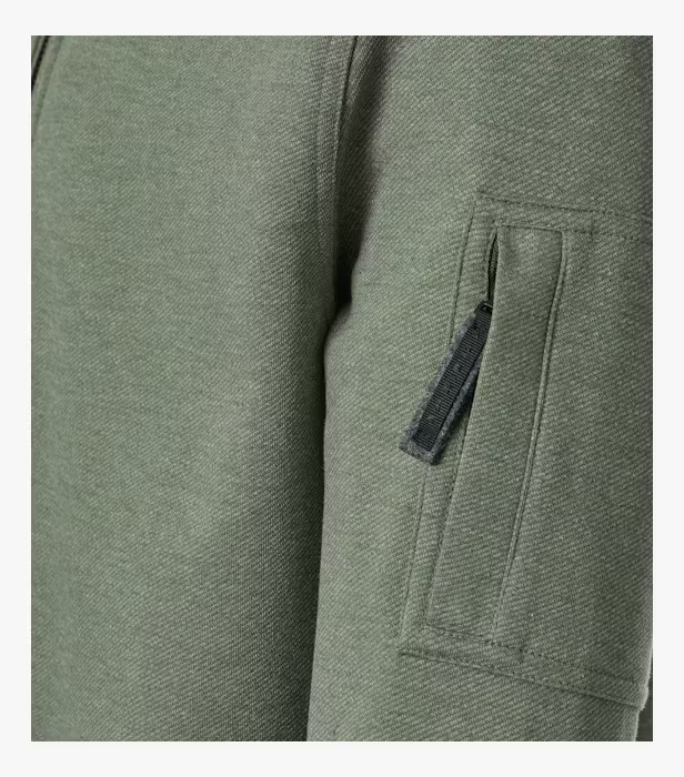 Jacheta cardigan fermoar buzunare barbati CASA MODA kaki [5]