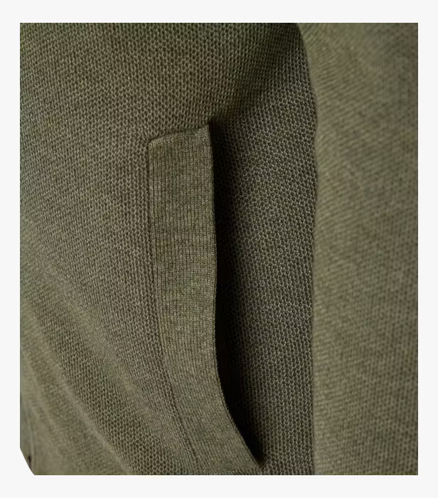 Cardigan fermoar bumbac barbati CASA MODA oliv [4]