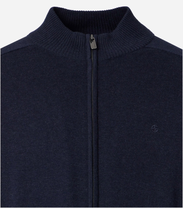 Cardigan guler ridicat CASA MODA 004450 bleumarin [3]