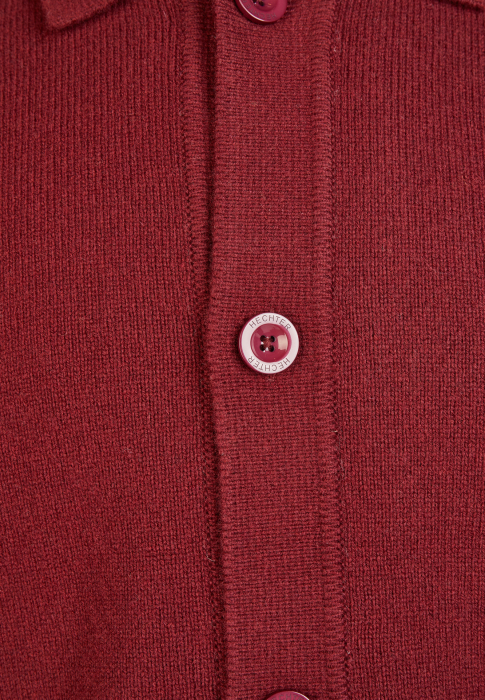 Cardigan lana nasturi barbati HECHTER visiniu [4]