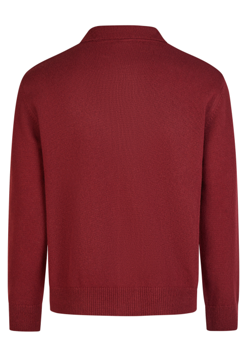 Cardigan lana nasturi barbati HECHTER visiniu [2]