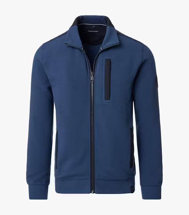 Pulover zcrdigan sport bumbac barbati CASA MODA turcoaz [1]