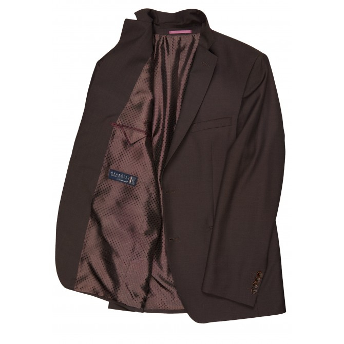 Sacou mix&match CARL GROSS Shane pentru costum Modern Fit  maro [3]