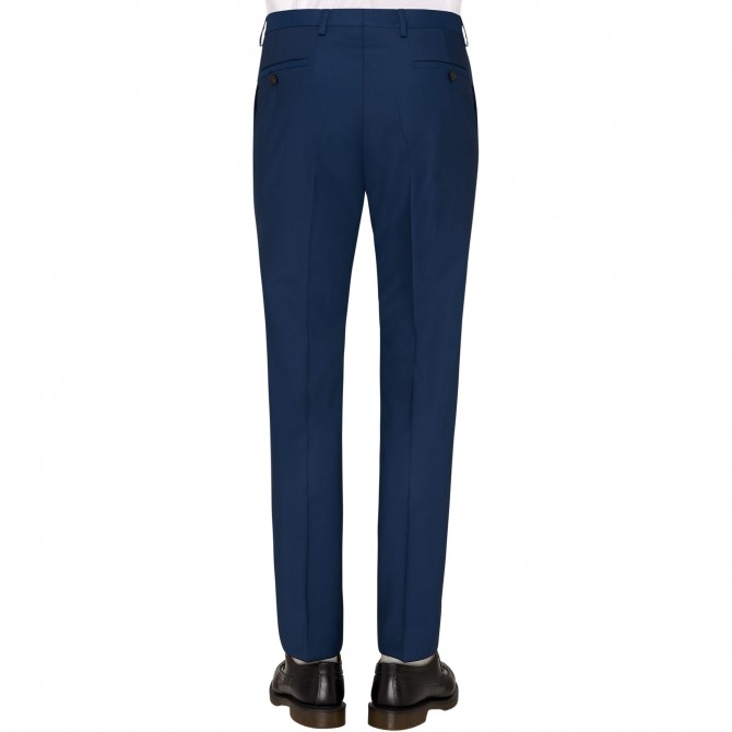 Pantaloni mix&match CLUB of GENTS Chaz pentru costum Slim Fit bleumarin [2]