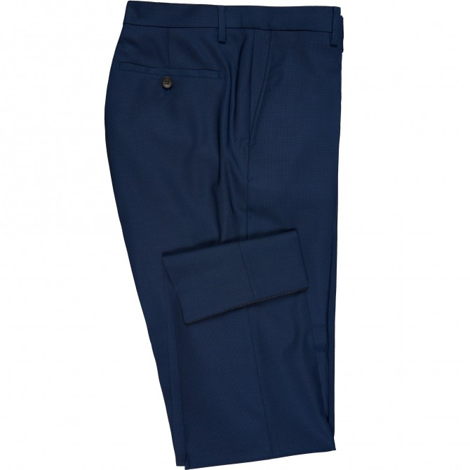 Pantaloni mix&match CLUB of GENTS Chaz pentru costum Slim Fit bleumarin [4]