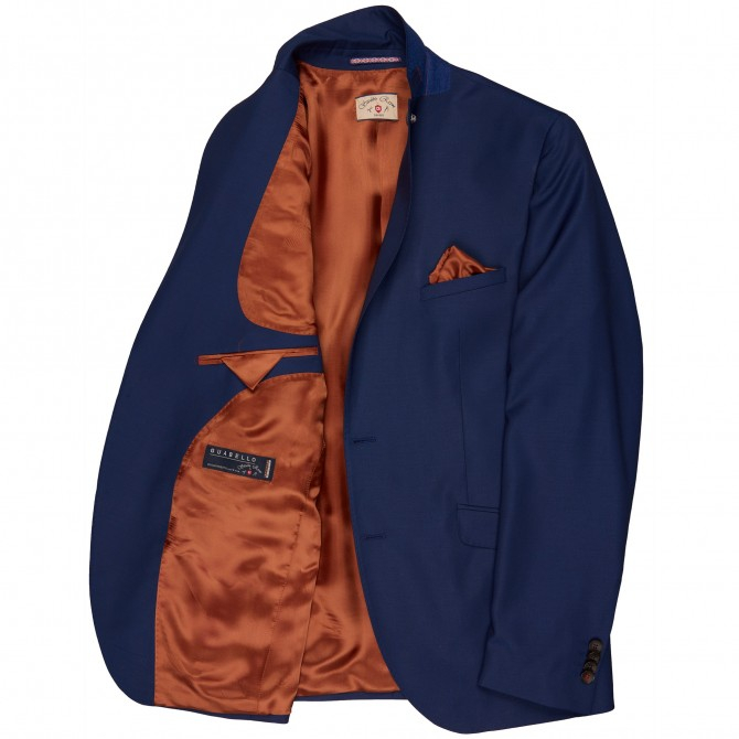 Sacou mix&match CLUB of GENTS Camden pentru costum Slim Fit bleumarin [3]