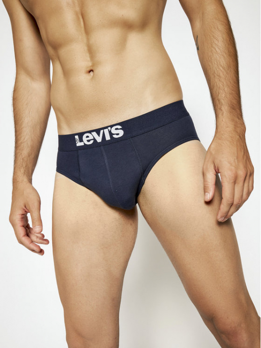 Chiloti barbati LEVI'S SOLID BASIC bleumarin - set 2 buc [2]