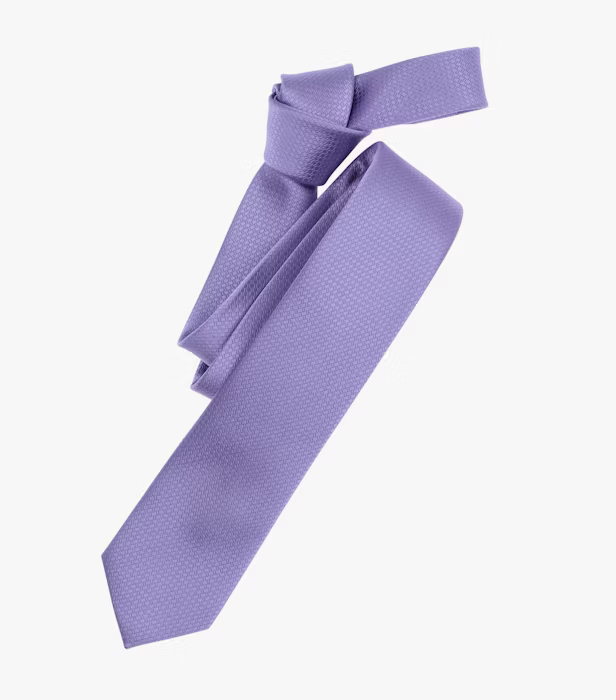 Cravata matase ingusta VENTI 6cm patratele mov [1]