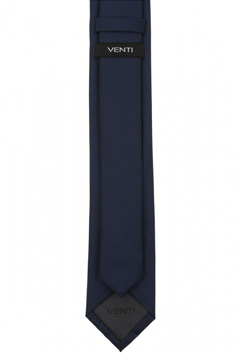 Cravata VENTI ingusta 6cm uni bleumarin [4]
