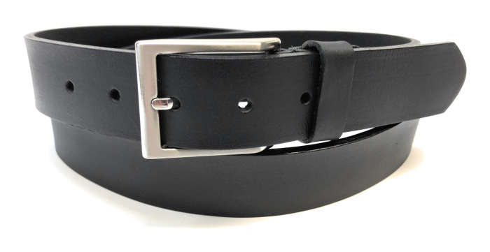 Curea casual piele barbati MR. BUTTERMAKER negru [1]