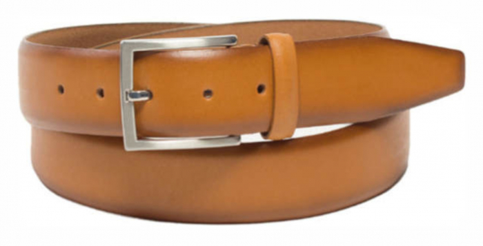Curea eleganta piele barbati MR. BUTTERMAKER coniac [1]