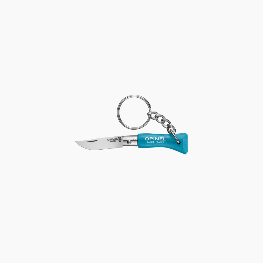 Cutit pliabil otel inoxidabil breloc OPINEL Key ring N°02 bleu [1]