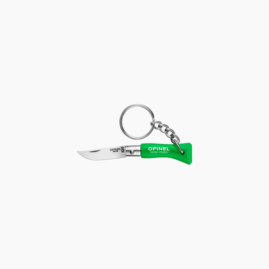 Cutit pliabil otel inoxidabil breloc OPINEL Key ring N°02 verde [1]