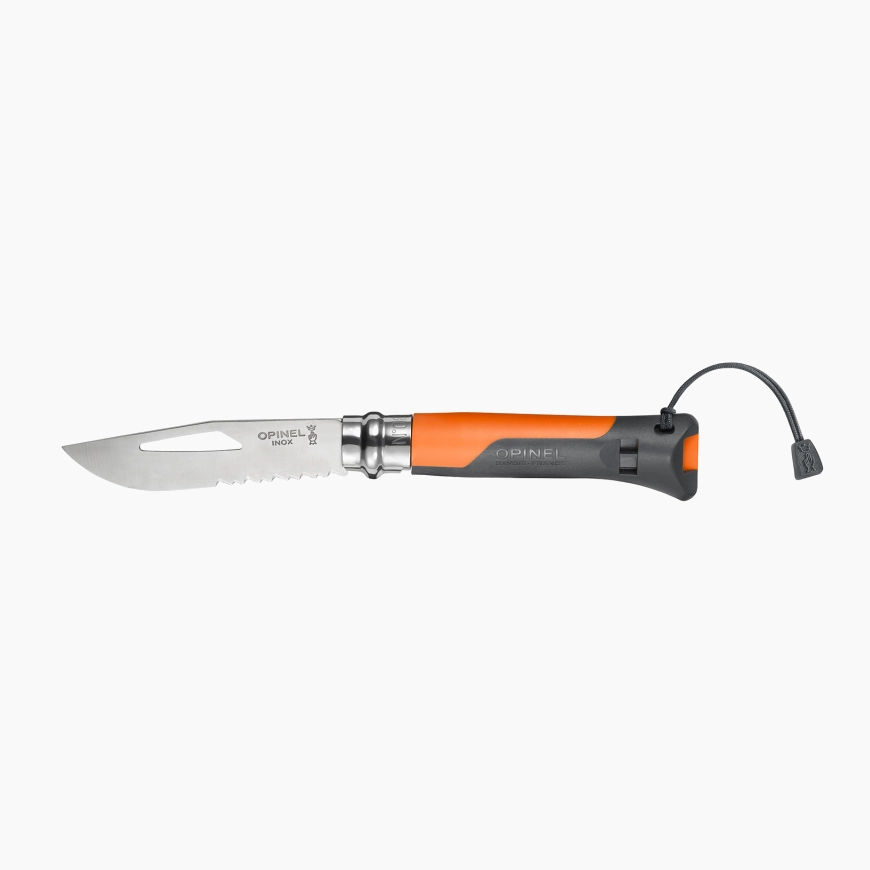 Cutit pliabil otel inoxidabil OPINEL N°08 OUTDOOR portocaliu [1]