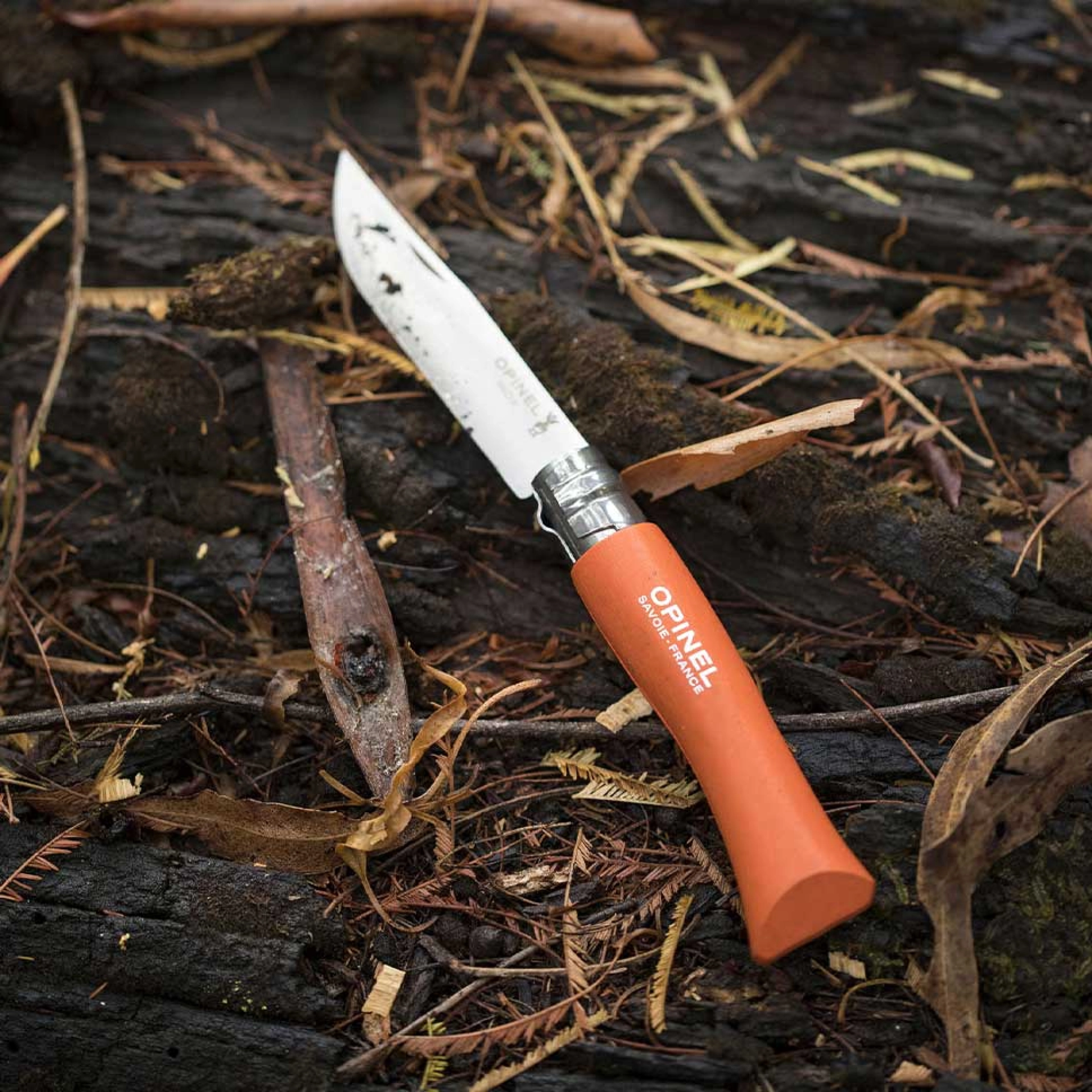 Cutit pliabil otel inoxidbil OPINEL N°07 portocaliu [2]