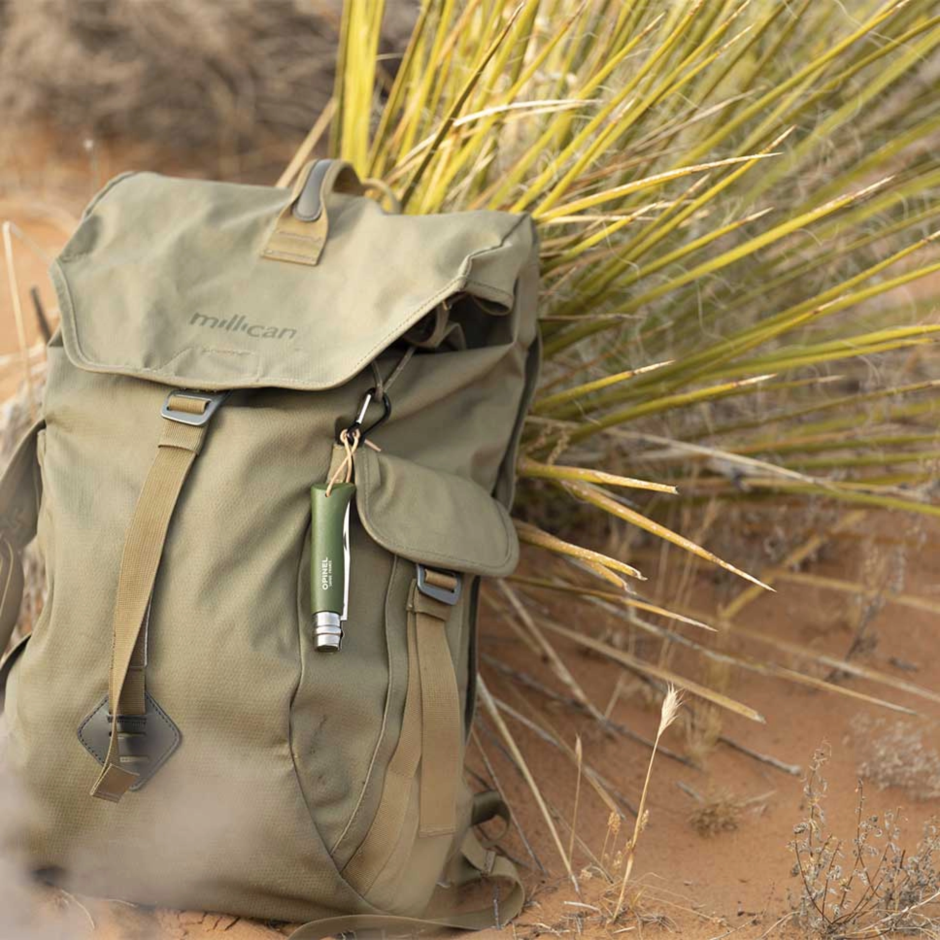 Cutit pliabil otel inoxidbil OPINEL N°08 kaki [3]