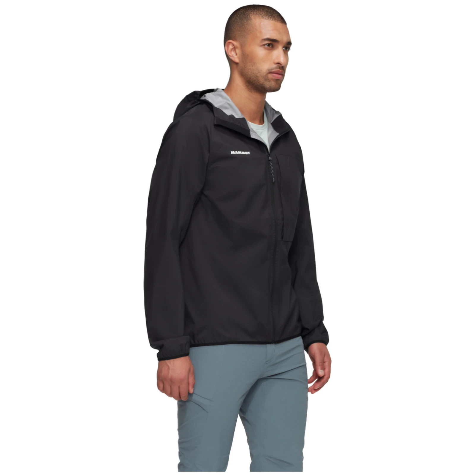 Jacheta 20K/20K hardshell 2.5L gluga barbati MAMMUT Ducan Light HS negru [4]
