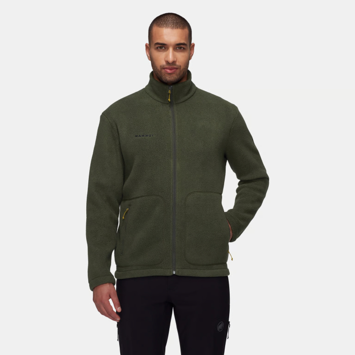 Bluza midlayer fleece barbati extra-calduroasa MAMMUT Falera ML kaki [2]
