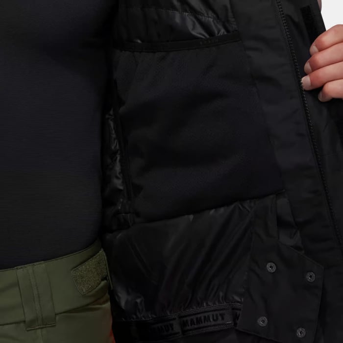 Jacheta schi freeride 10K/10K gluga barbati MAMMUT Fall Line HS negru [8]