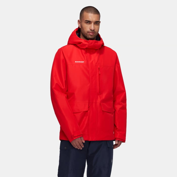 Jacheta schi freeride 10K/10K gluga barbati MAMMUT Fall Line HS rosu [3]