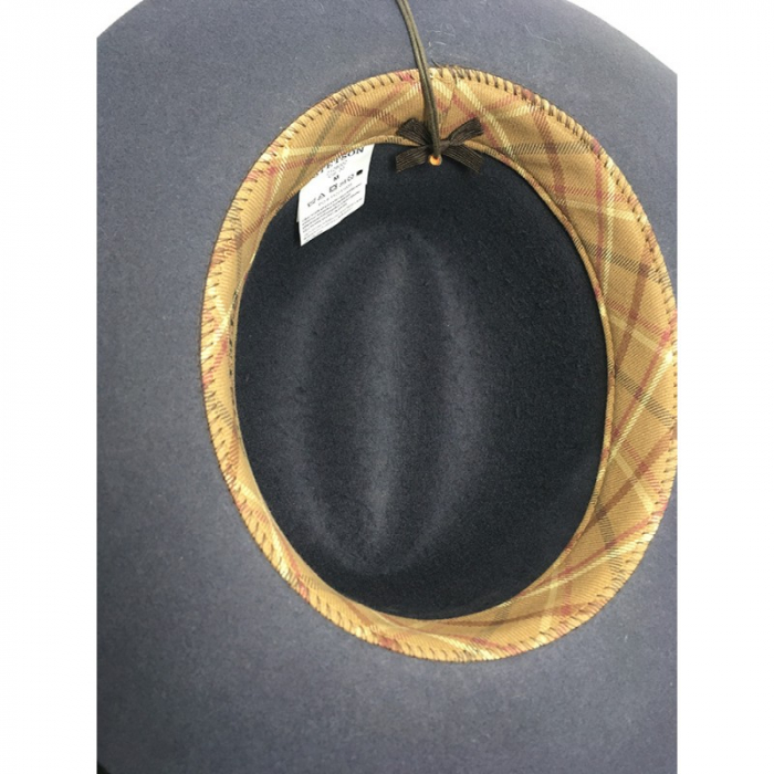 Palarie Fedora cowboy fetru blana STETSON antracit [2]
