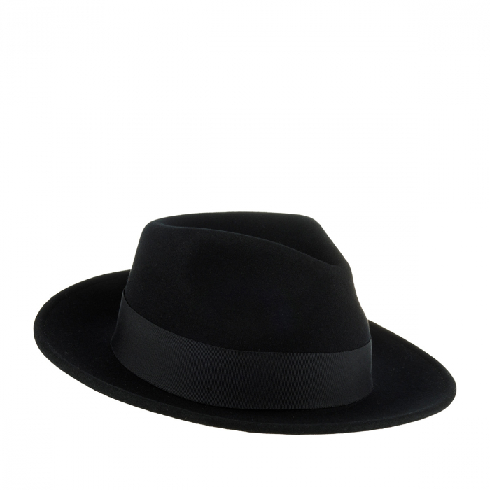 Palarie Fedora barbati fetru lana/casmir STETSON TARVESTON negru [2]