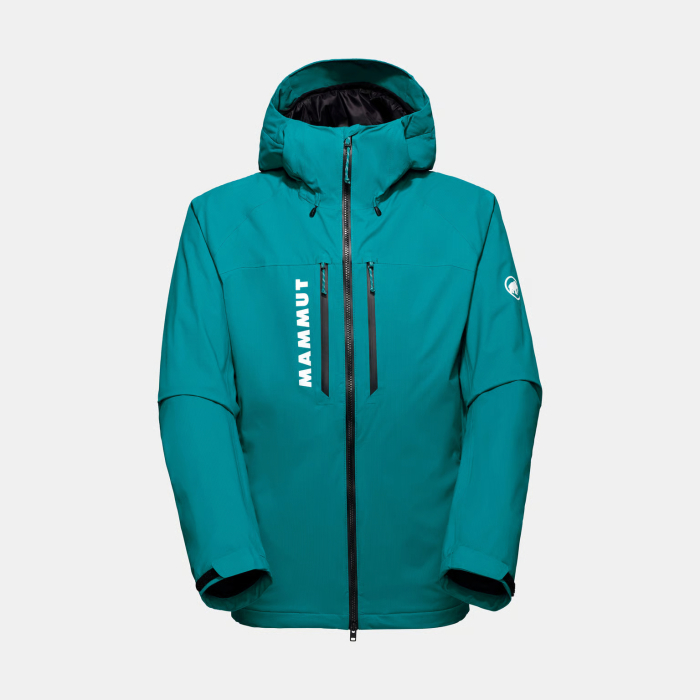 Jacheta hardshell gluga 20Kx18K barbati MAMMUT Freeflight HS turcoaz [1]