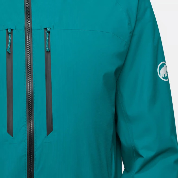 Jacheta hardshell gluga 20Kx18K barbati MAMMUT Freeflight HS turcoaz [8]