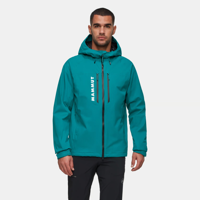 Jacheta hardshell gluga 20Kx18K barbati MAMMUT Freeflight HS turcoaz [2]