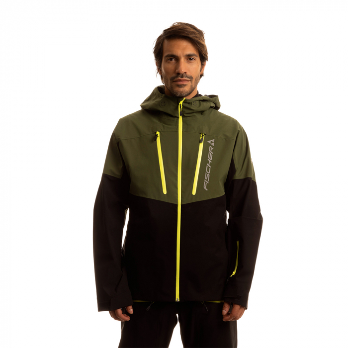 Geaca ski barbati 20K/20K FISCHER MOUNTAIN VOJAGERL verde/negru [1]
