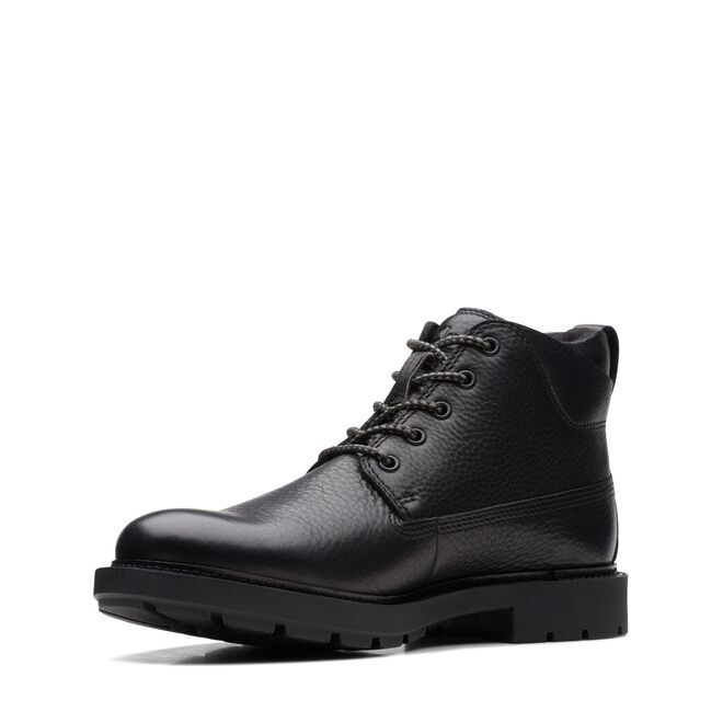 Gheata barbati piele CLARKS Craftdale 2 Mid negru [6]