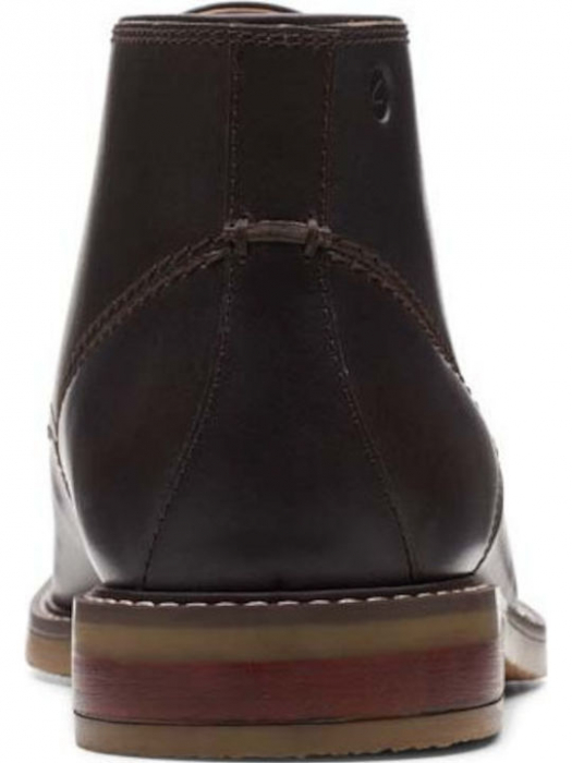 Gheata barbati piele CLARKS Jaxen Mid maro [5]