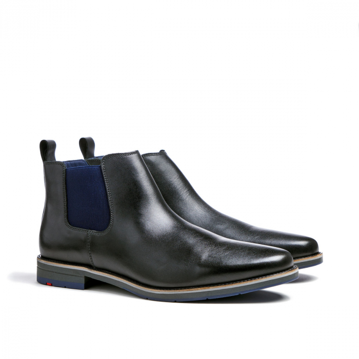 Ghete piele chelsea barbati LLOYD LAWRENCE negru [6]