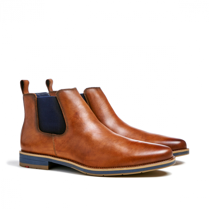 Ghete piele chelsea barbati LLOYD LAWRENCE tabac [5]