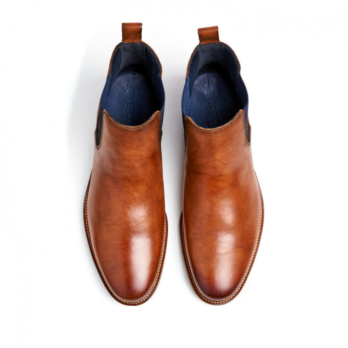 Ghete piele chelsea barbati LLOYD LAWRENCE tabac [2]
