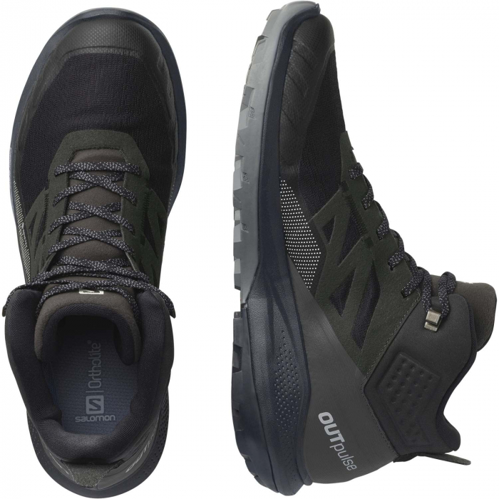 Ghete drumetie barbati SALOMON OUTPULSE MID Gore-Tex negru [4]