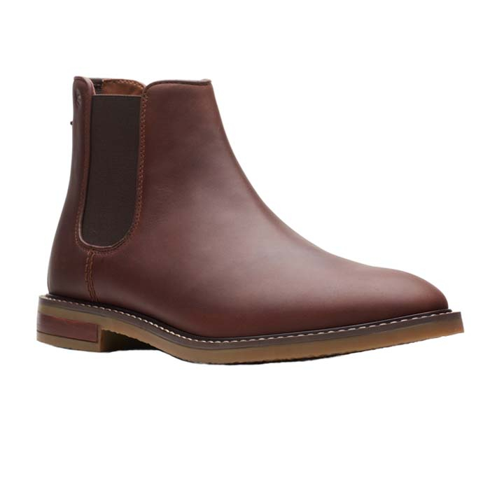 Ghete barbati piele CLARKS JAXEN CHELSEA maro [3]