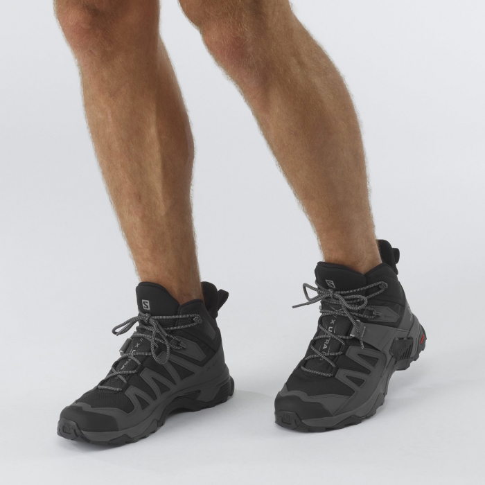Ghete drumetie barbati SALOMON X ULTRA 4 MID Gore-Tex Negru [7]
