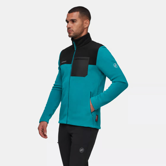 Bluza fermoar midlayer fleece barbati MAMMUT INNOMINATA turcoaz [3]