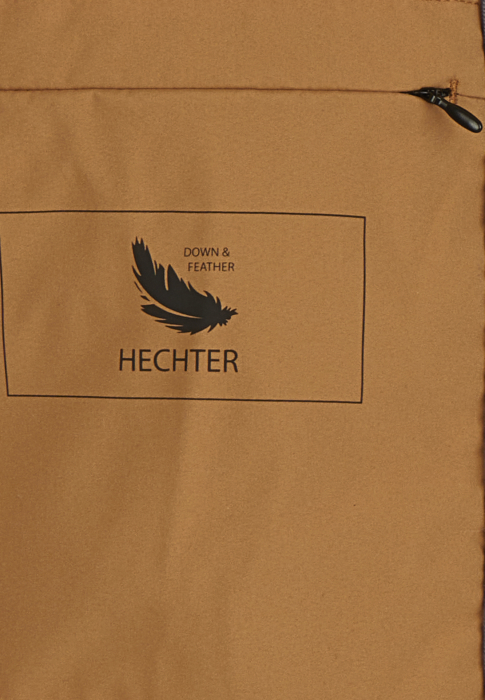 Geaca puf natural lunga barbati HECHTER camel [3]