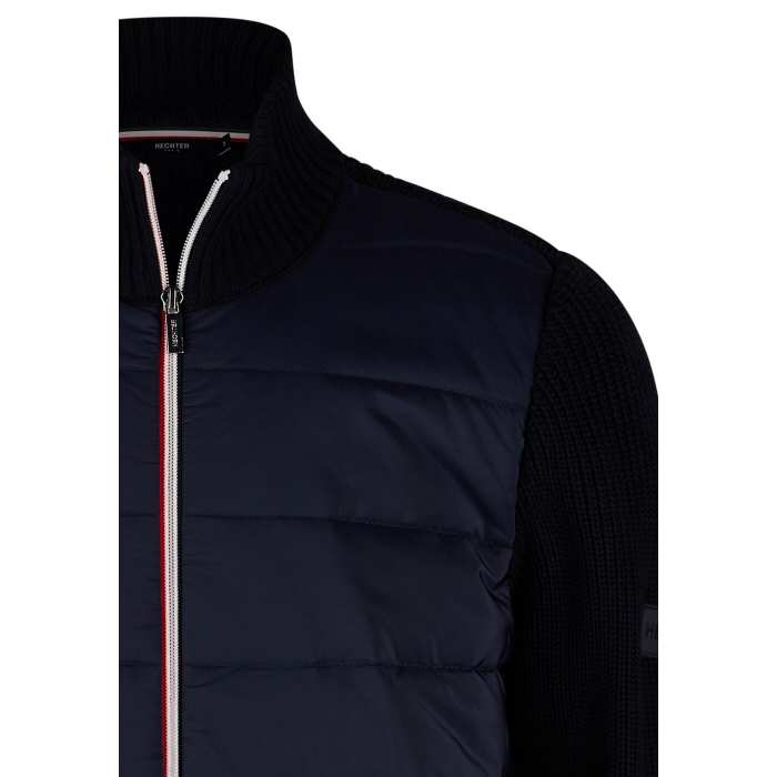 Jacheta tricot matlasata fermoar barbati HECHTER 65012-132811 bleumarin [4]