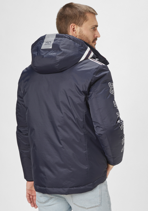 Jacheta impermeabila barbati design maritim S4 Speed bleumarin [5]